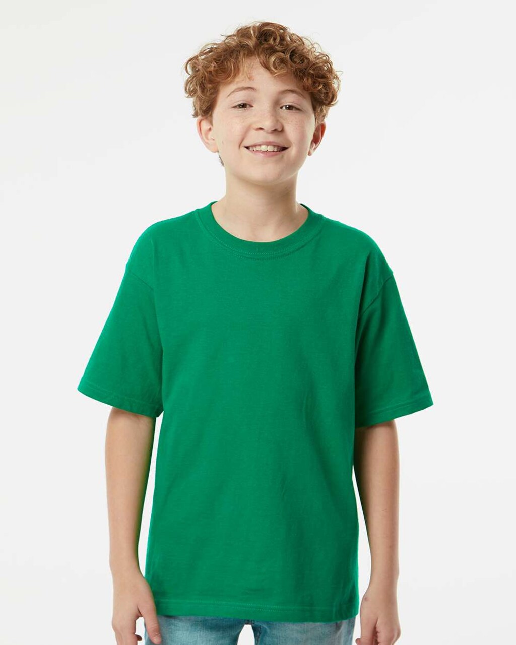 Youth Soft Touch Crewneck T-Shirt for School, Sports & Everyday Casual Wear